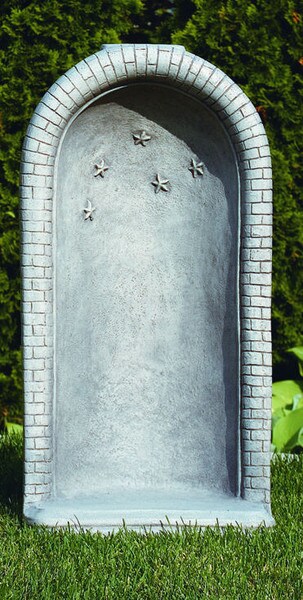 Grotto Round For Protection Statuary Cement Statue Stone Niche